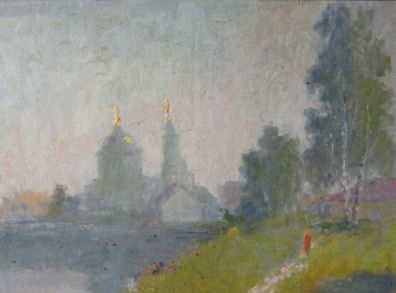 Костомаров  Иван Константинович. Заслуженный художник РФ. Орловский мотив. 2018 г.