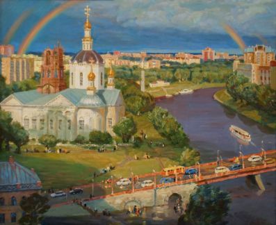 Плешкова (Бородина) Юлия Николаевна. Орел. Красный мост. 2016 г.