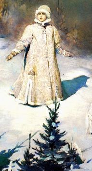 В.М. Васнецов. «Снегурочка». Фрагмент.1899. Государственная Третьяковская галерея. (Холст, масло)