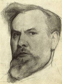 Автопортрет. 1922. Карандаш, сангина