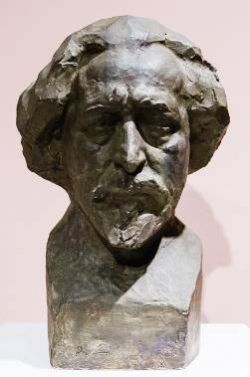 Портрет Л.Н. Андреева. 1904-1905. Гипс тонированный