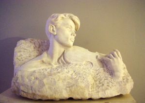 Коломойцев Олег Александрович (1924 – 1984). Элегия. 1958. Мрамор. ОМИИ.