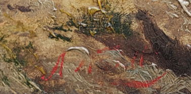 Подпись автора на картине &laquo;Итальянский пейзаж&raquo;&nbsp;  из собрания Орловского музея изобразительных искусств