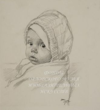 Волшебный карандаш. 1956. 22,5х20 см. ОМИИ