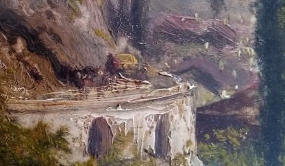 Алоиз Толдт (Тольдт). «Итальянский пейзаж». Фрагменты