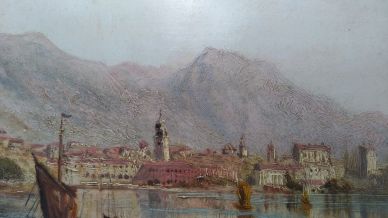 Алоиз Толдт (Тольдт). «Итальянский пейзаж». Фрагменты
