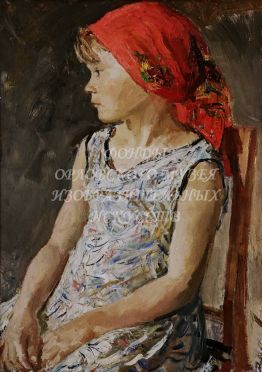 Соня Шарымова,  род.04.09.1955, 1960-е годы, холст, масло.