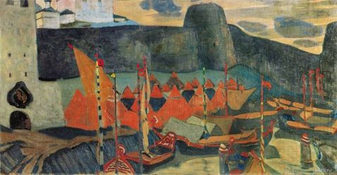 Н.К. Рерих. Старый Псков. 1904. 