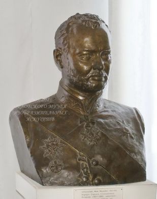    М.М. Антокольский. Портрет  С.С. Полякова. Бронза. 1877. ОМИИ 