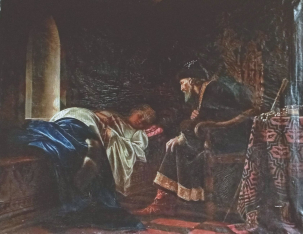Царь Иван Грозный любуется на Василису Мелентьеву. Не ранее 1875.