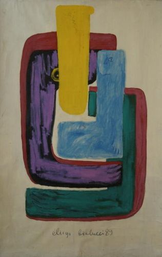 «Мадонна», 1989, холст, масло 149х100