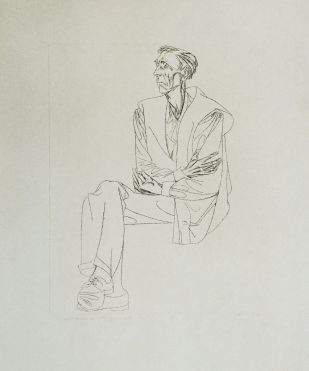     Г.Д. Калмахелидзе. «Портрет художника К.С. Андросова». 1973 ОМИИ