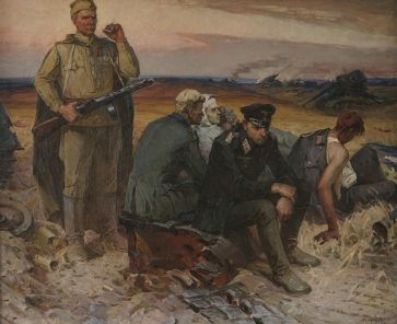                     «На Орловско-Курском направлении», 1973, холст, масло.