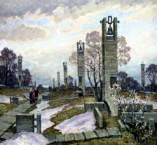                                                                                                    «Обелиски скорби» Правая часть триптиха