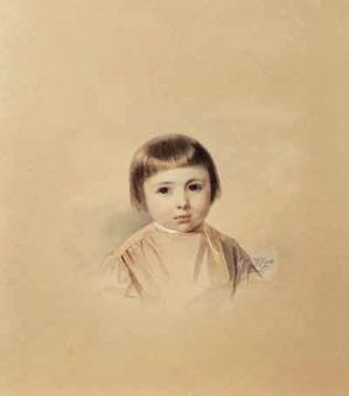 Портрет князя Б.А.Куракина. 1840. Картон, акварель, белила, карандаш, лак. 