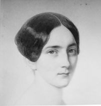 Портрет неизвестной. 1847.  Фрагмент 