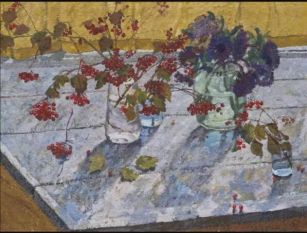 «Натюрморт Ветки калины А.И.Курнакова».1982г.